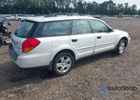 2006 Subaru Outback 2.5I z USA, uszkodzony, nr VIN 4S4BP61C567351854